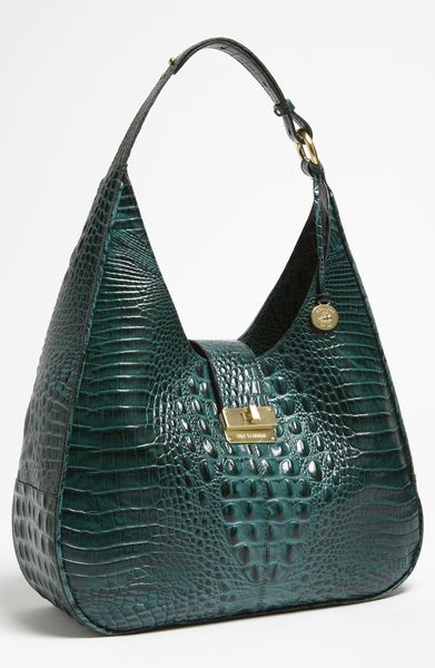 Brahmin Maggie Shoulder Bag in Green (peacock) | Lyst