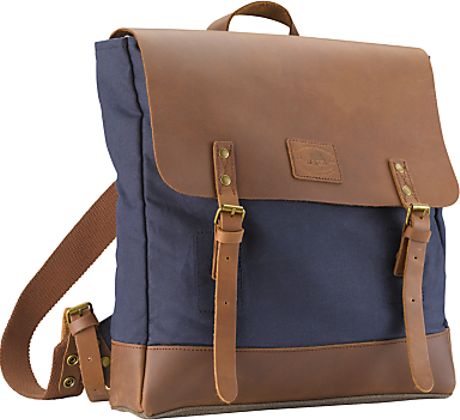 Ted Baker Ted Baker Canruk Wax Canvas Backpack Navy in Blue for Men ...