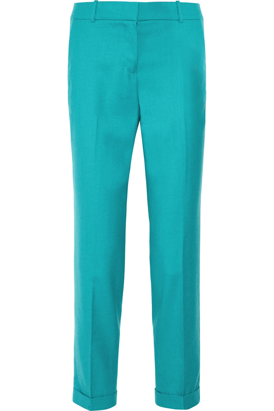 teal blue trousers