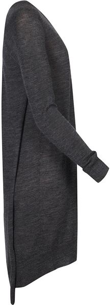 Allsaints Wasson Jumper Dress in Gray (charcoal) | Lyst