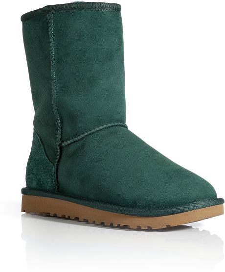 Ugg Pineneedle Classic Short Boots in Green | Lyst