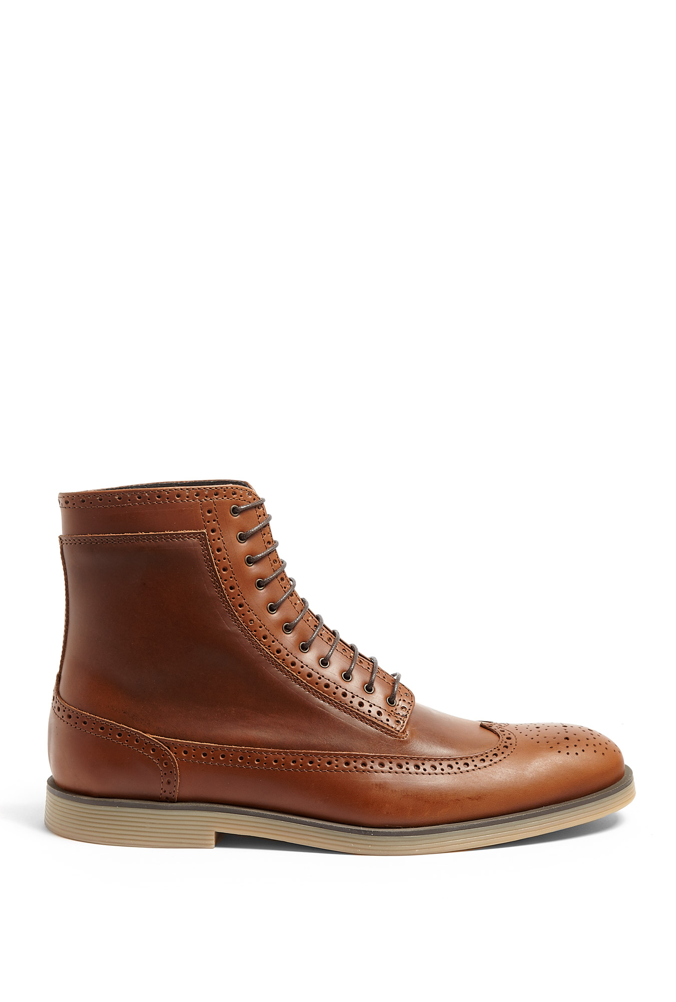 Swear Tan Leather Logan Brogue Boots in Brown for Men (tan) | Lyst