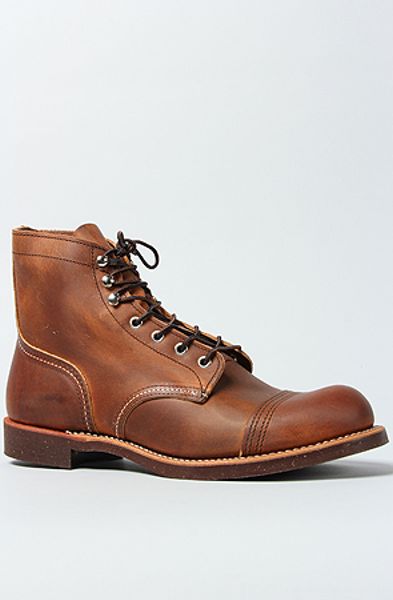 Red Wing The 6 Iron Ranger Boot in Copper Rough Tough in Brown for Men ...