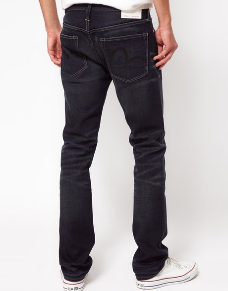 Evisu Genes Jeans Skinny Fit in Blue for Men | Lyst