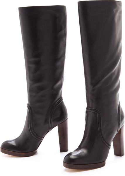 Kors By Michael Kors Aila High Heel Boots in Black | Lyst