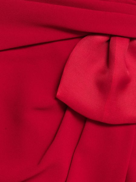 Max Mara Elegante Nerine Strapless Dress in Red | Lyst