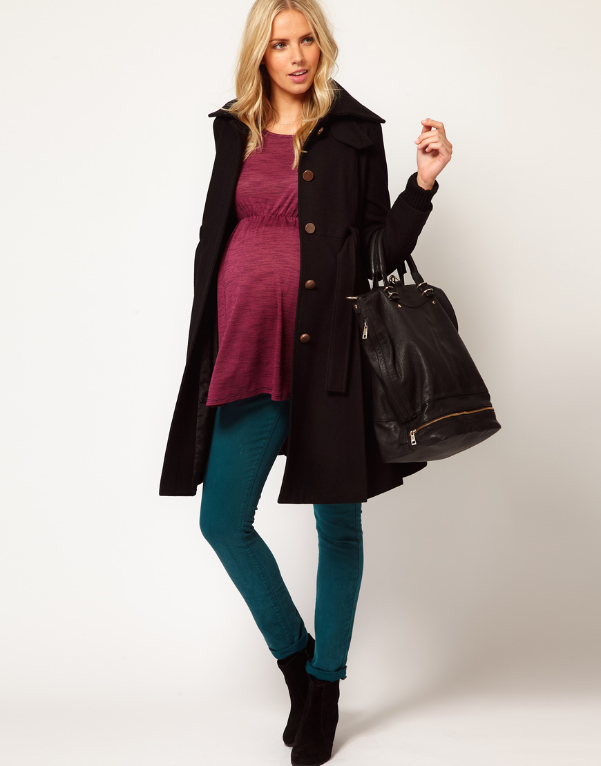 fit and flare coat asos