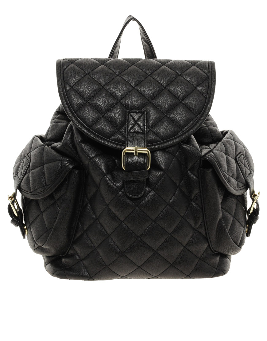 elliana quilted mini backpack