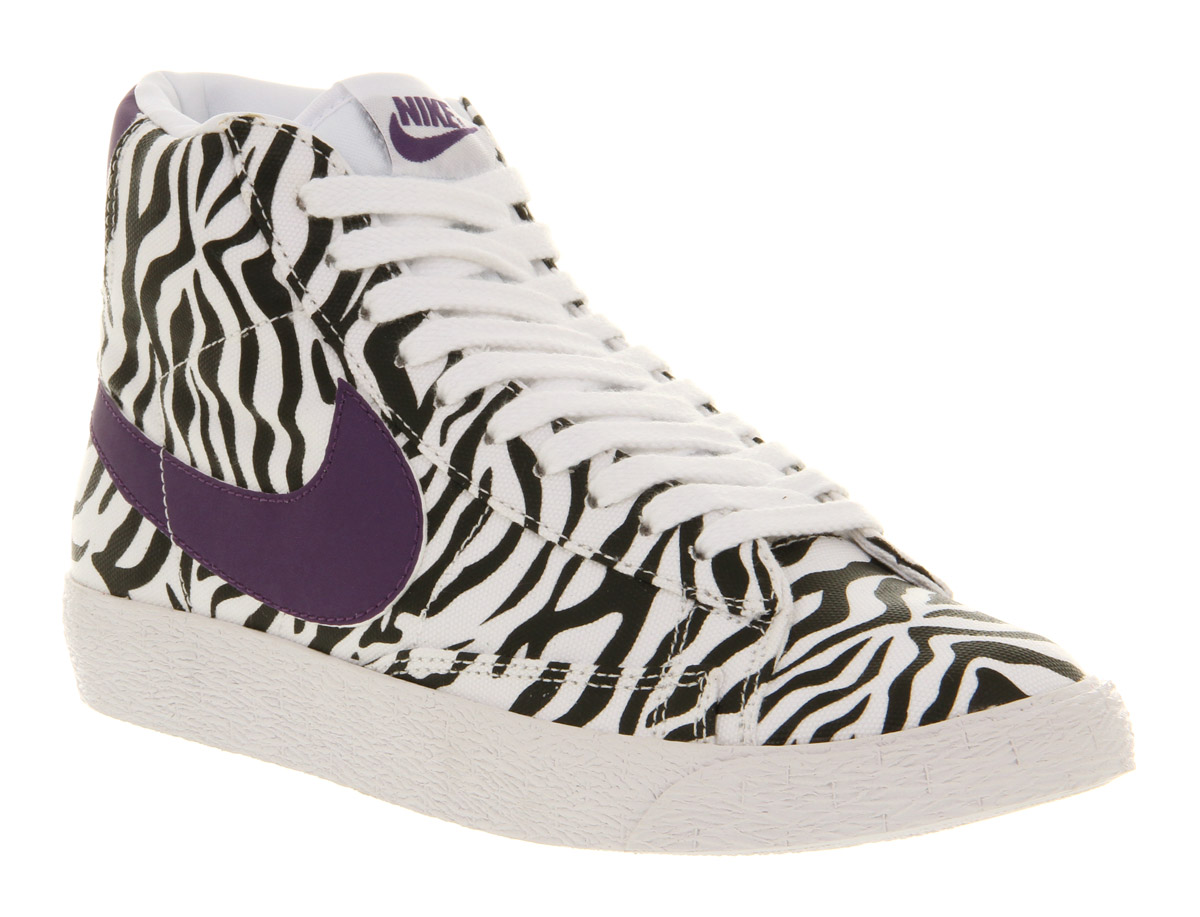 nike blazer zebra