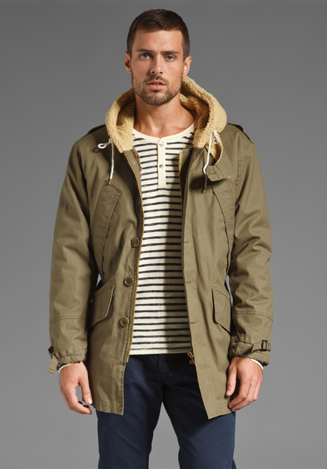 Gant Rugger Gant Rugger Winter Flyer Jacket in Brown for Men (army) | Lyst