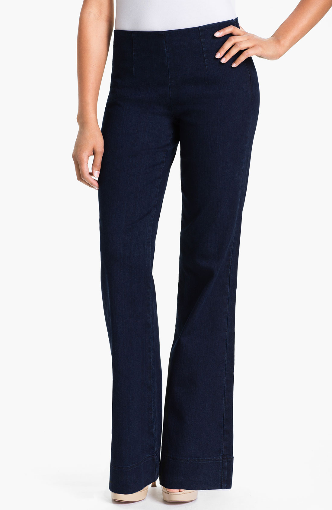 Not Your Daughter's Jeans Nydj Morgan Wide Leg Trouser Jeans in Blue ...