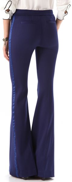 Rachel Zoe Hutton Tuxedo Pants in Blue (navy) | Lyst