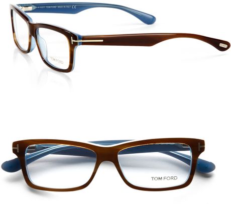 Tom Ford Plastic Optical Frames in Brown for Men | Lyst