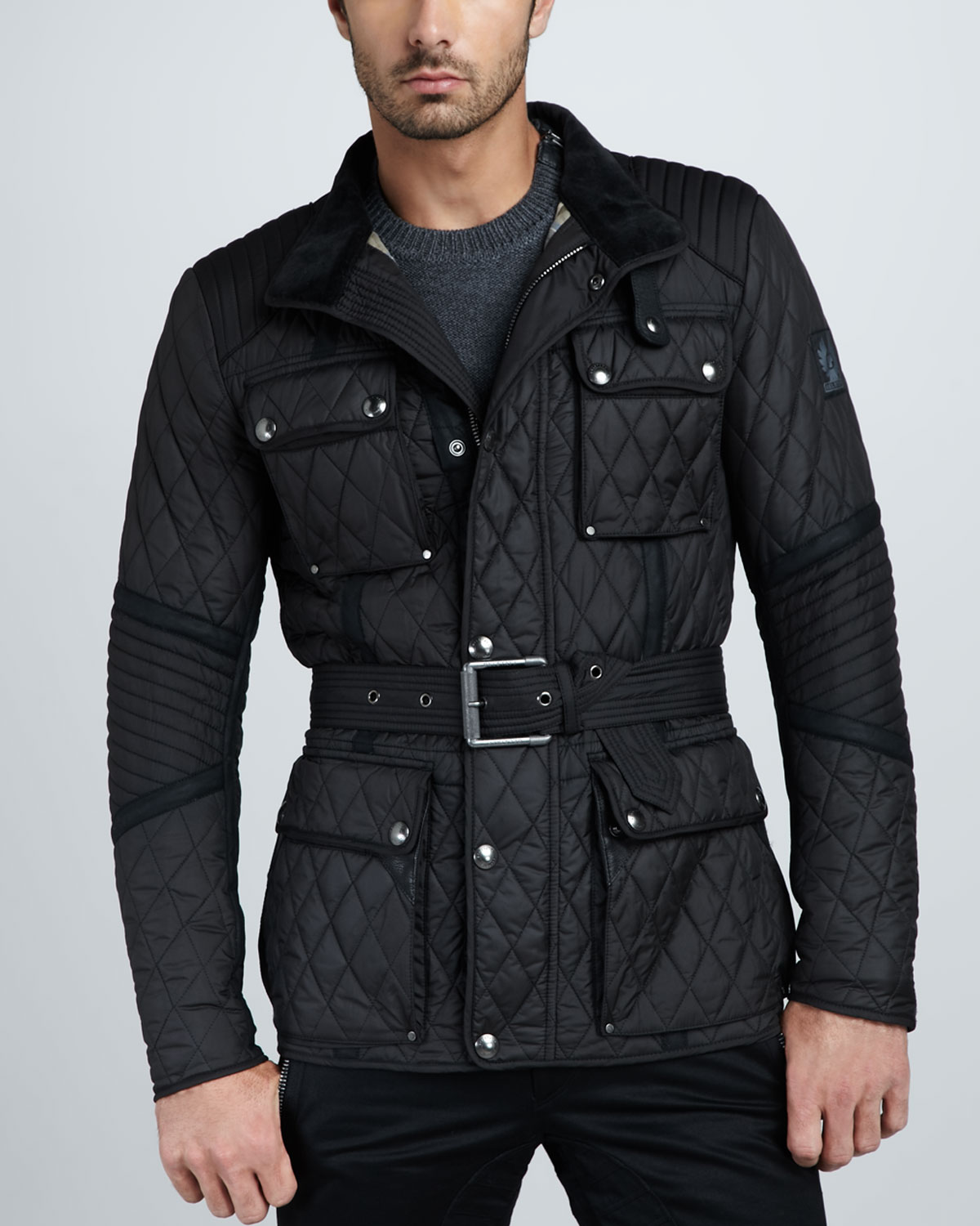 Lyst - Belstaff Stourbridge Quilted Puffer Jacket in Black for Men