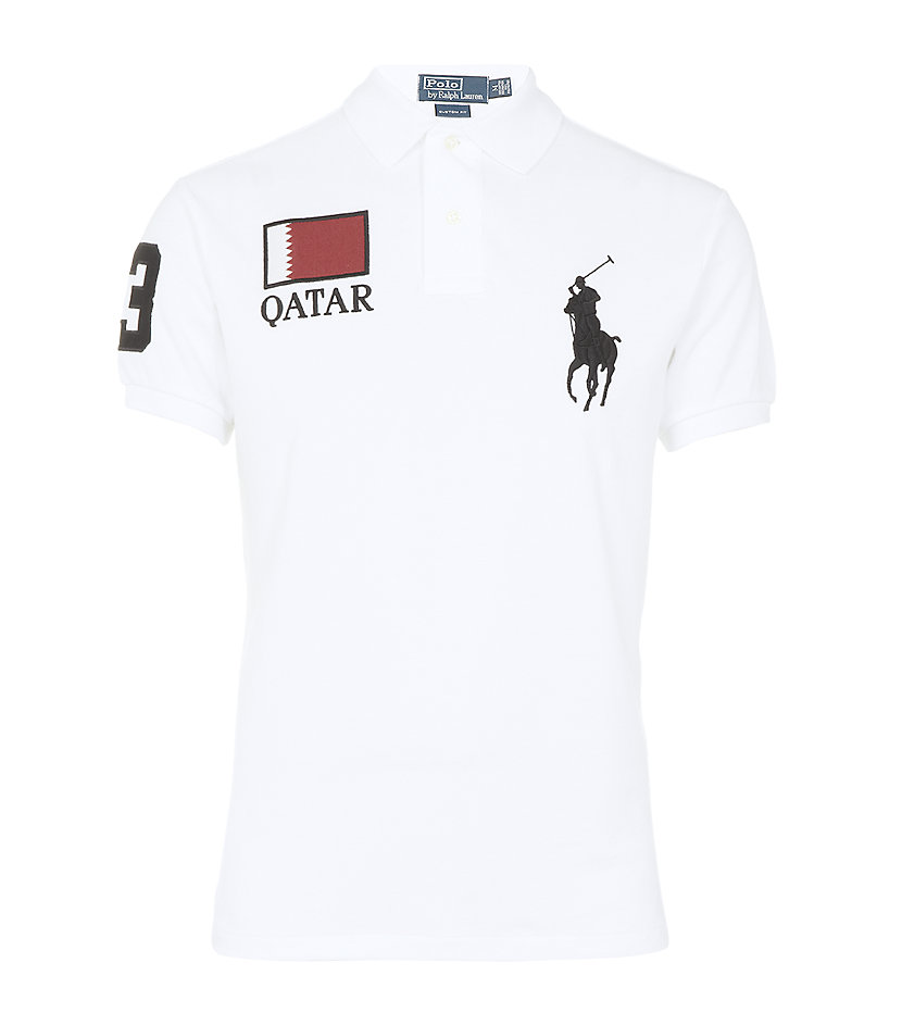 Polo ralph lauren Qatar Polo Shirt in White for Men Lyst