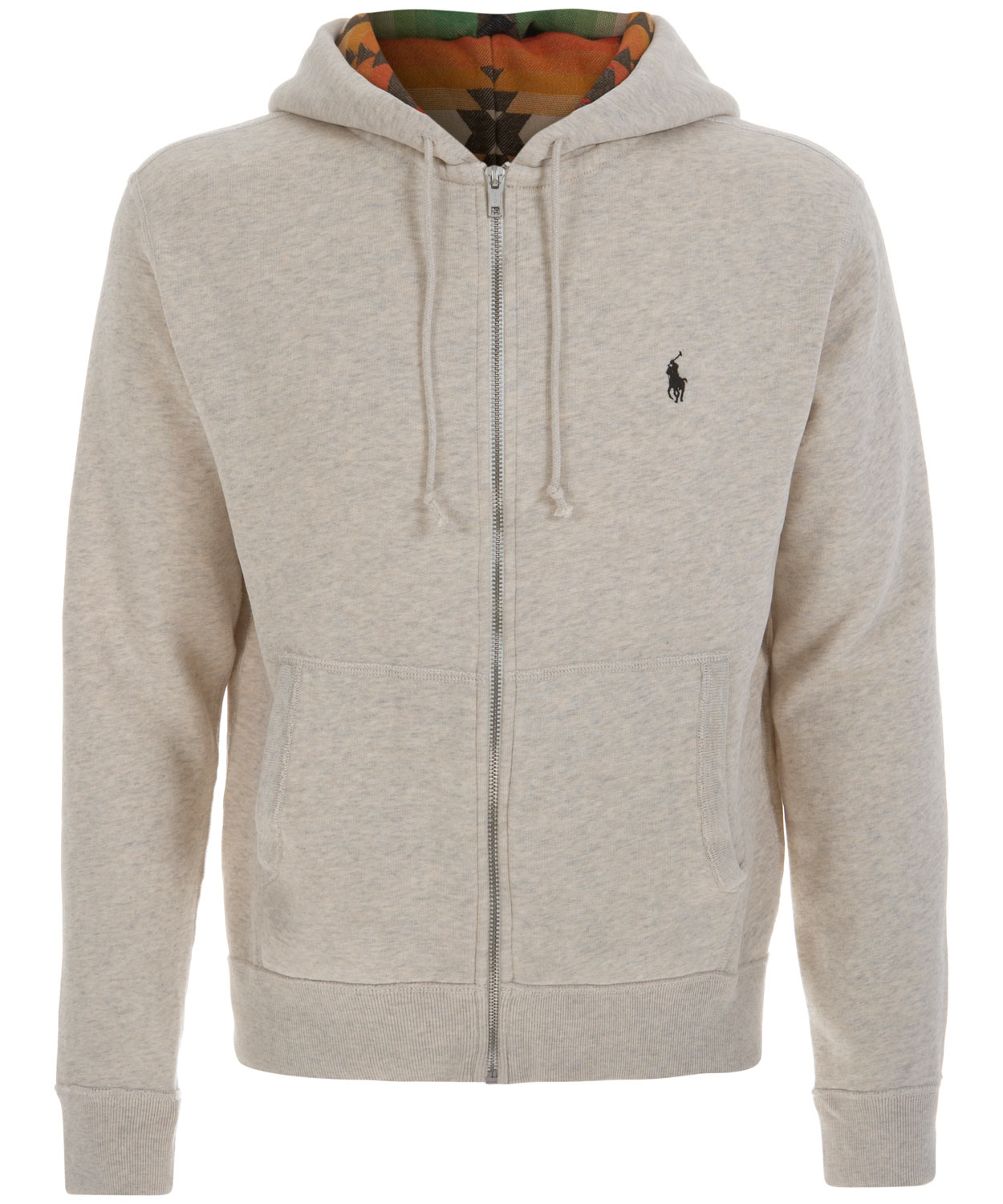 Polo Ralph Lauren Stone Navajo Print Lined Hooded Jumper in Gray for ...