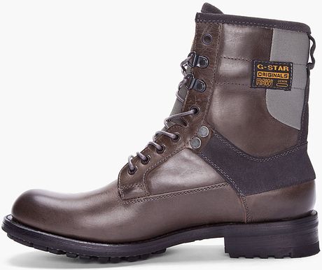 G-star Raw Charcoal Patton Iii Narltor Boots in Gray for Men (charcoal ...