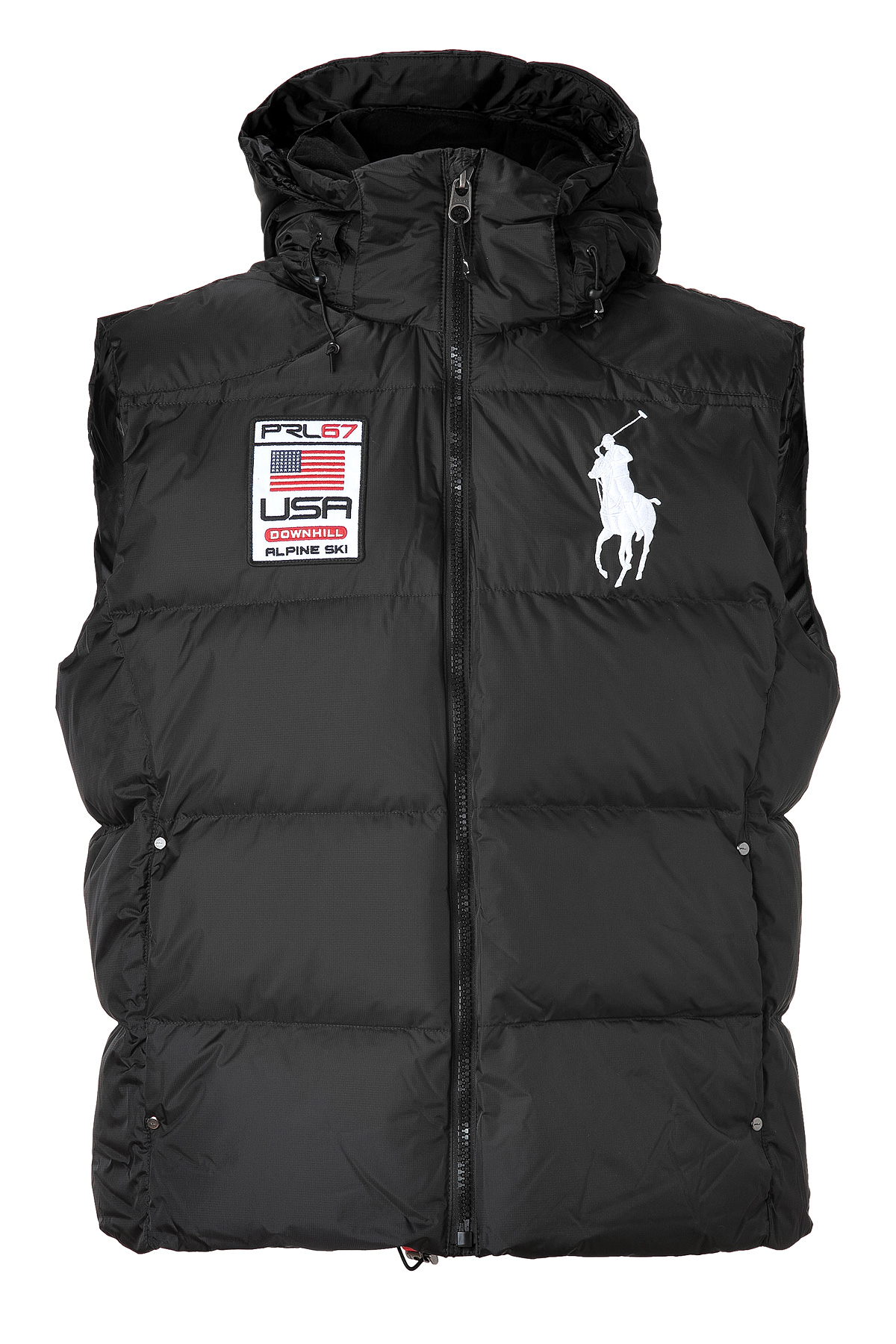 Polo ralph lauren Snow Polo Tyrol Down Vest in Black for Men | Lyst