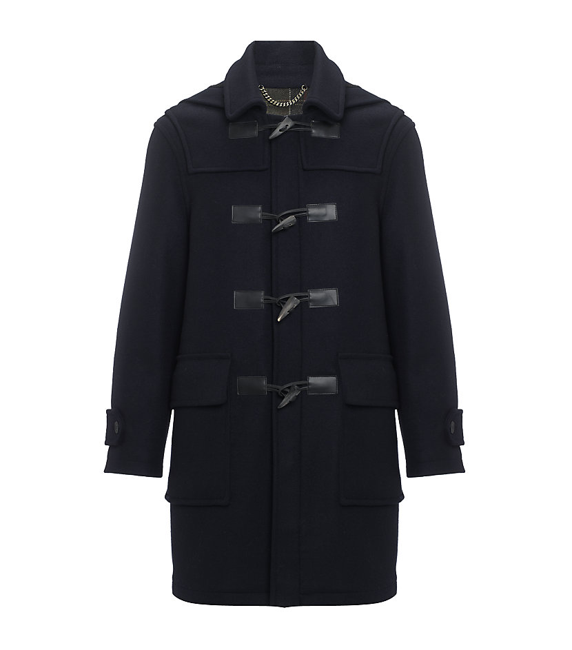 Barbour Classic Long Duffle Coat in Black for Men | Lyst