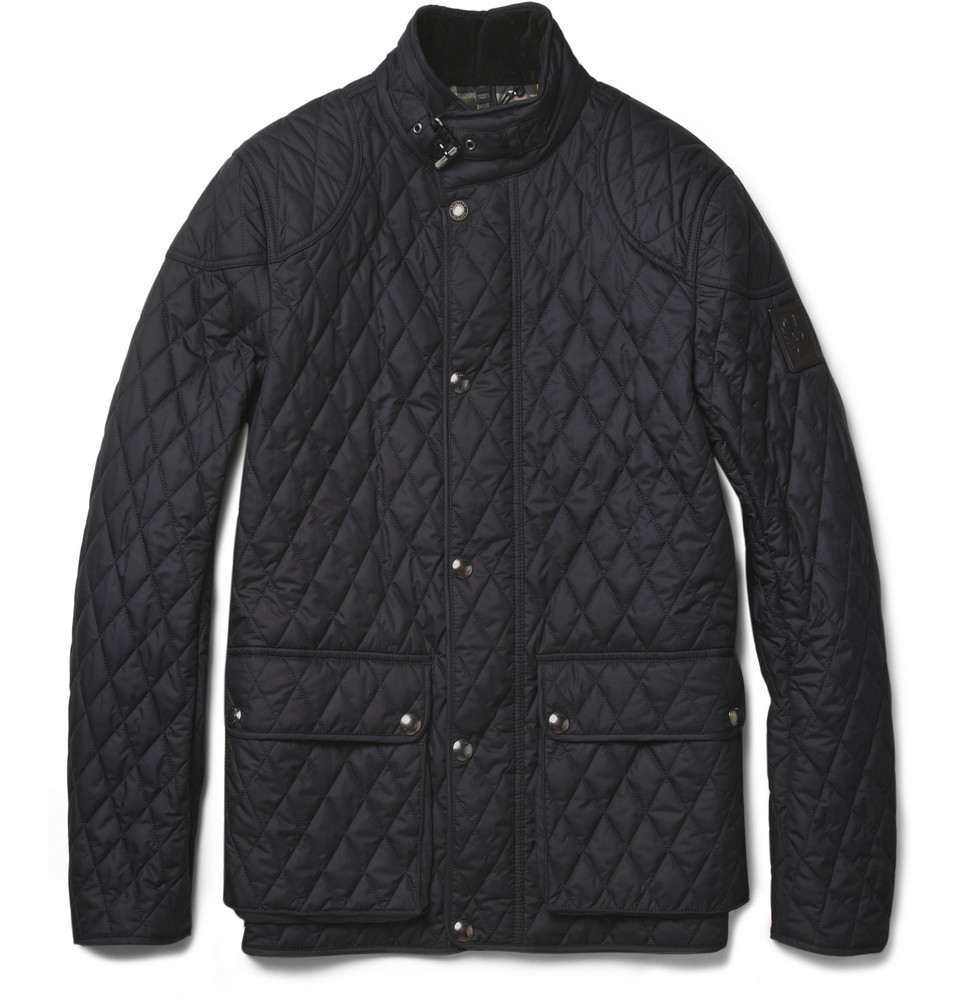 Belstaff Huntingdon Quilted Lightweight Jacket in Blue for Men | Lyst