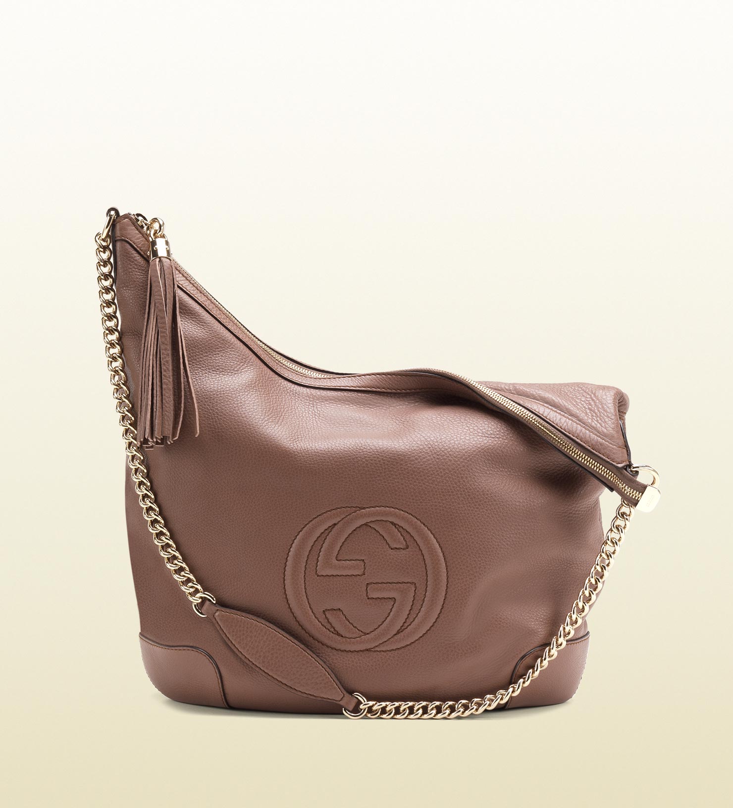 tan gucci shoulder bag