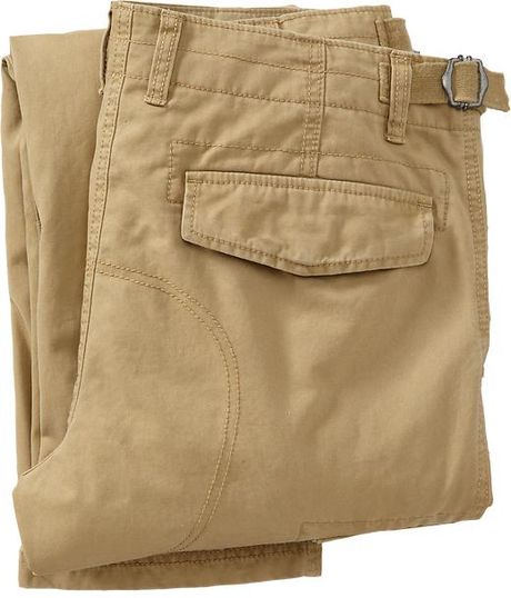 Old Navy Military Style Cargo Pants in Khaki for Men (craig's castle ...
