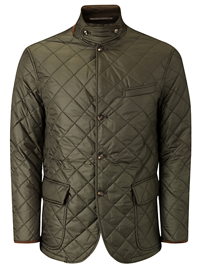 Polo ralph lauren Quilted Sport Jacket Olive in Green for Men (olive ...
