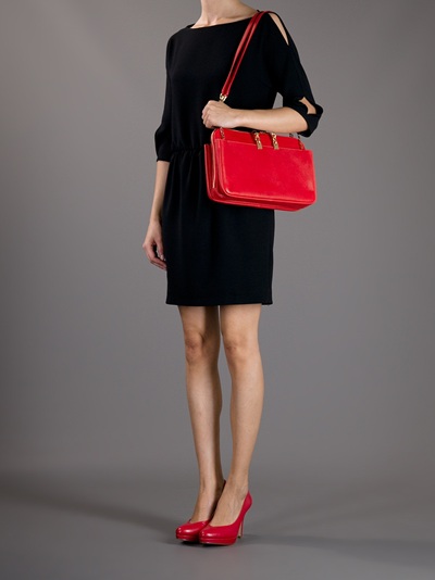 Chlo Lucy Bag in Red | Lyst  