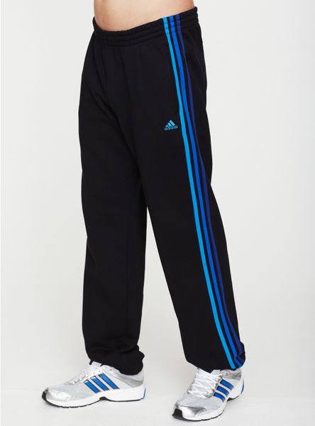 Adidas 3s Essentials Mens Enhanced Cuffed Sweat Pants in Blue for Men ...