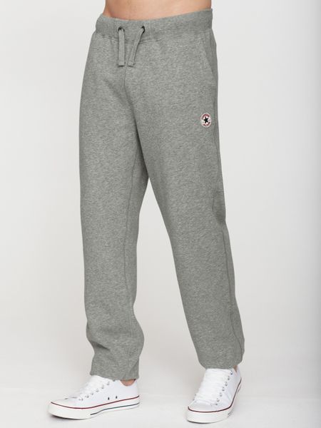 Converse Converse Mens Chuck Patch Cuffed Sweat Pants in Gray for Men ...