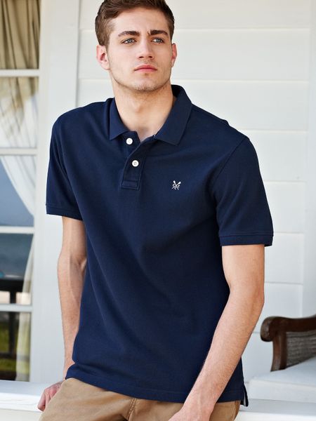 Crew Clothing Crew Clothing Mens Crew Classic Polo Shirt in Blue for ...