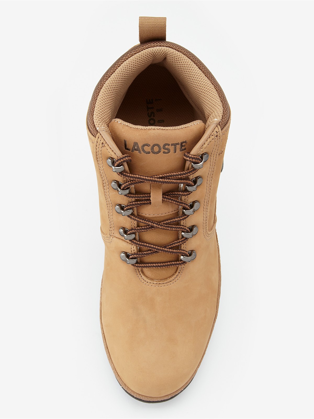 Lacoste Upton Mens Nubuck Boots in Beige for Men Lyst