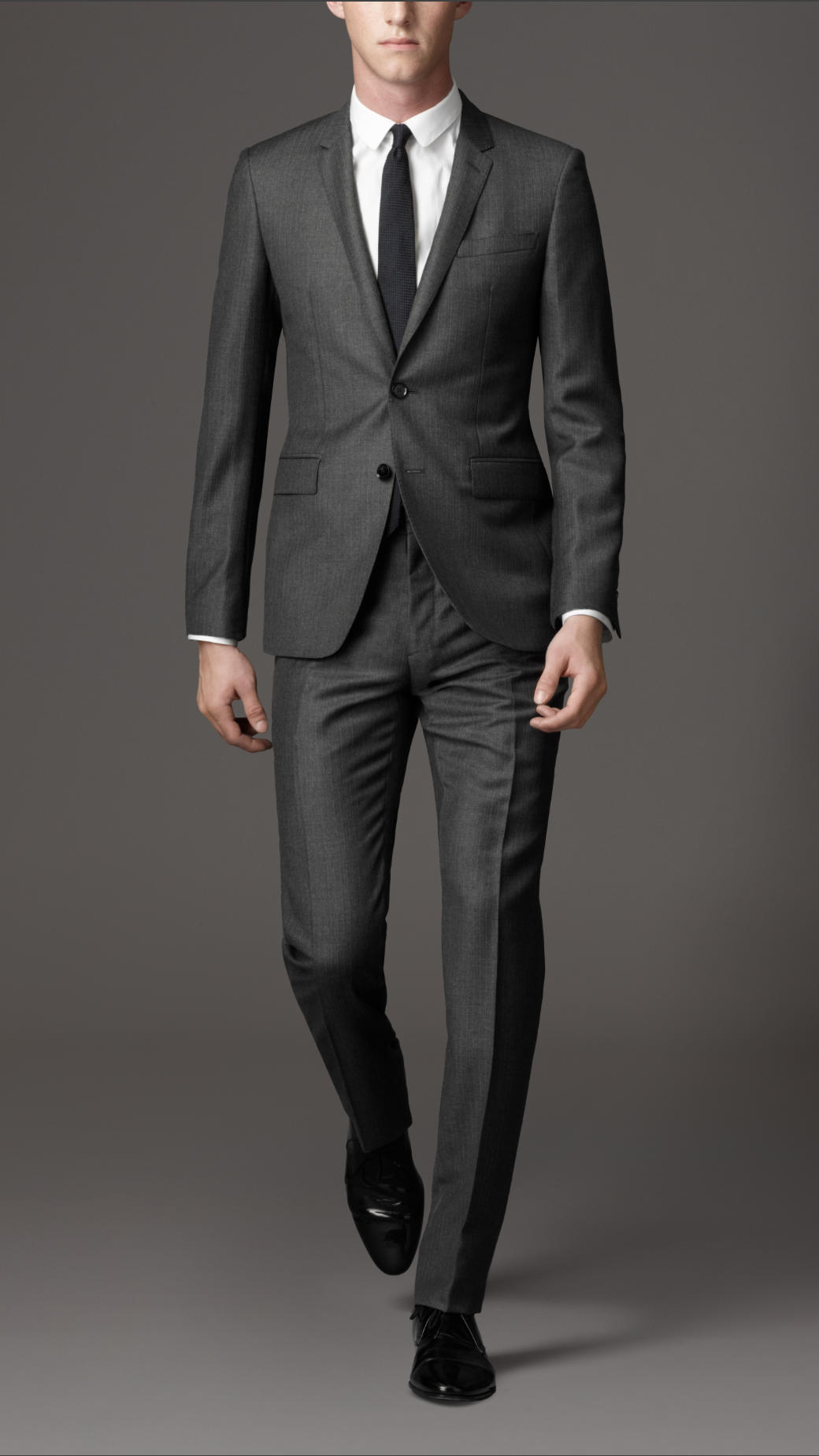 Burberry Modern Fit Virgin Wool Pinstripe Suit in Gray for Men | Lyst
