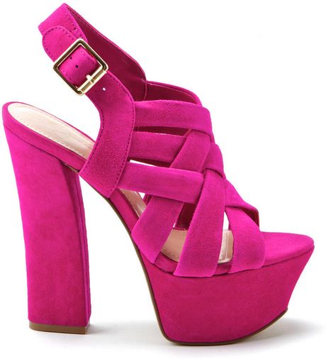 Jessica Simpson Petra High Heels in Pink (bermuda pink) | Lyst