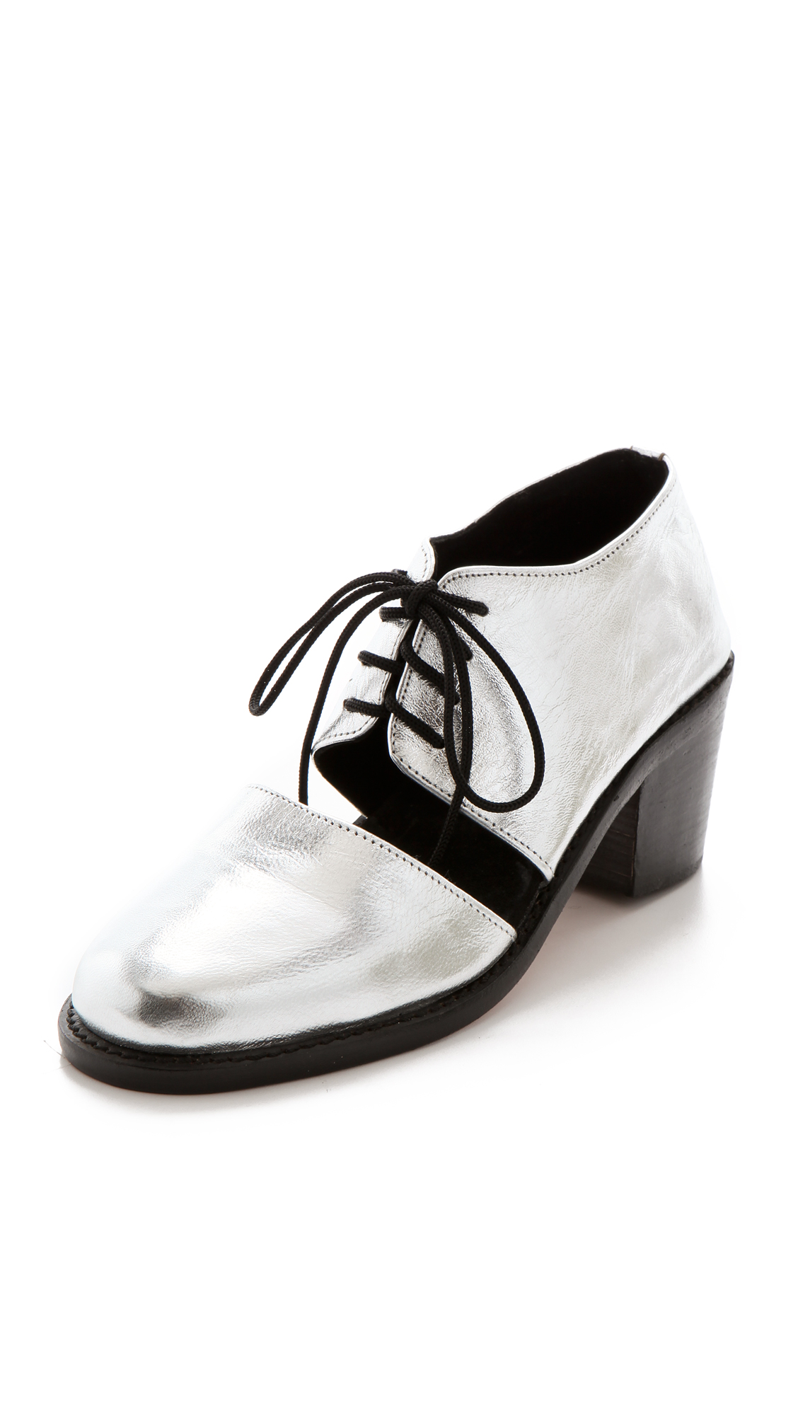 Lyst Shakuhachi Split Oxfords in Metallic