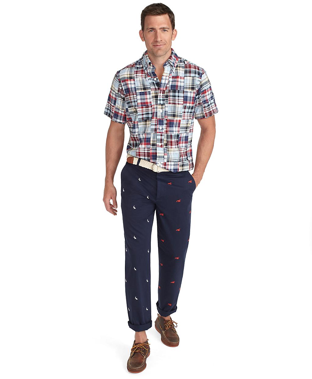 brooks brothers clark pants