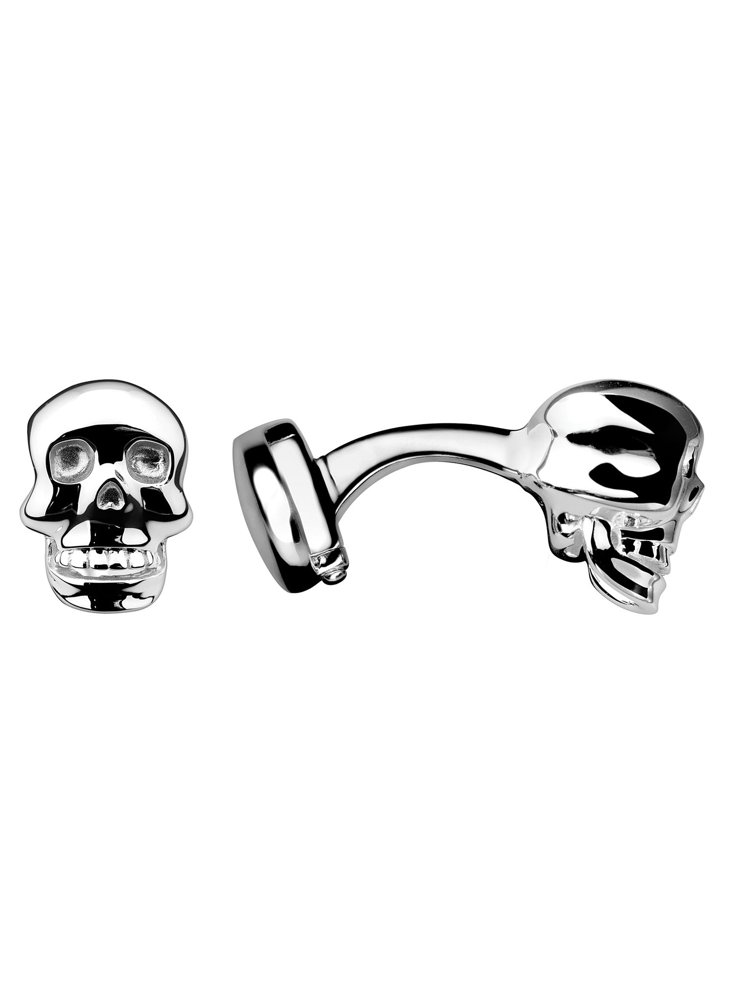Links of london Skull Cufflinks in Silver for Men Lyst