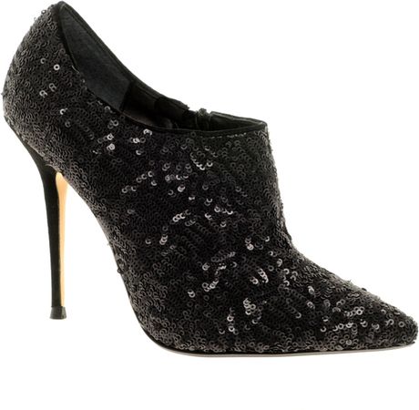 Dune Bagpipes Sequin Shoe Boots in Black | Lyst