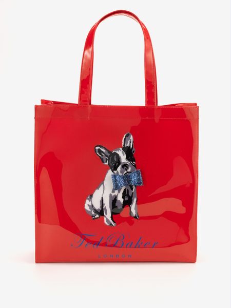 Ted Baker Ted Baker Dog Icon Tote Bag Red in Red | Lyst