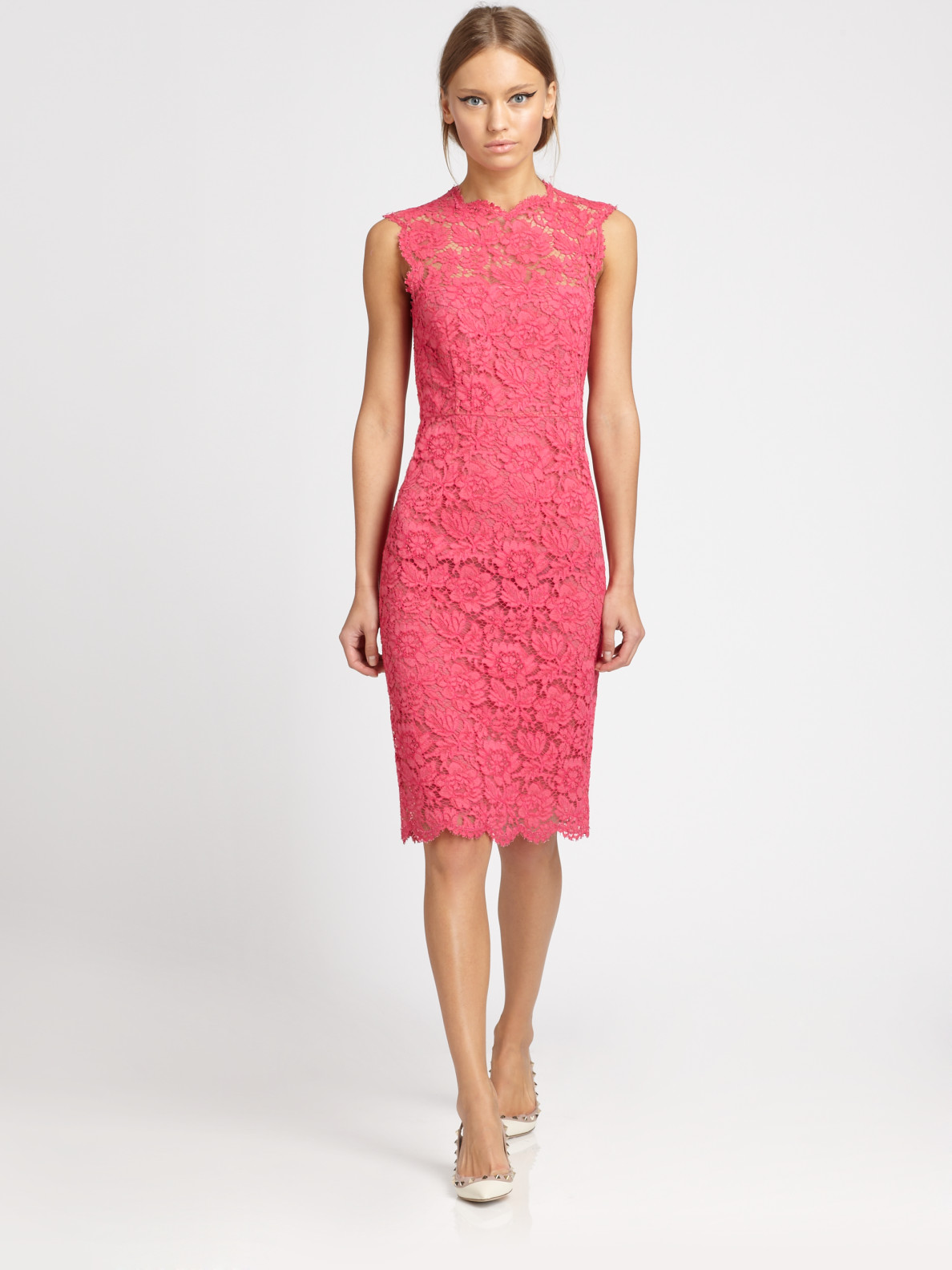 valentino pink look