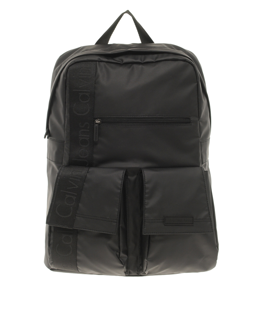 Calvin klein Backpack in Black for Men | Lyst