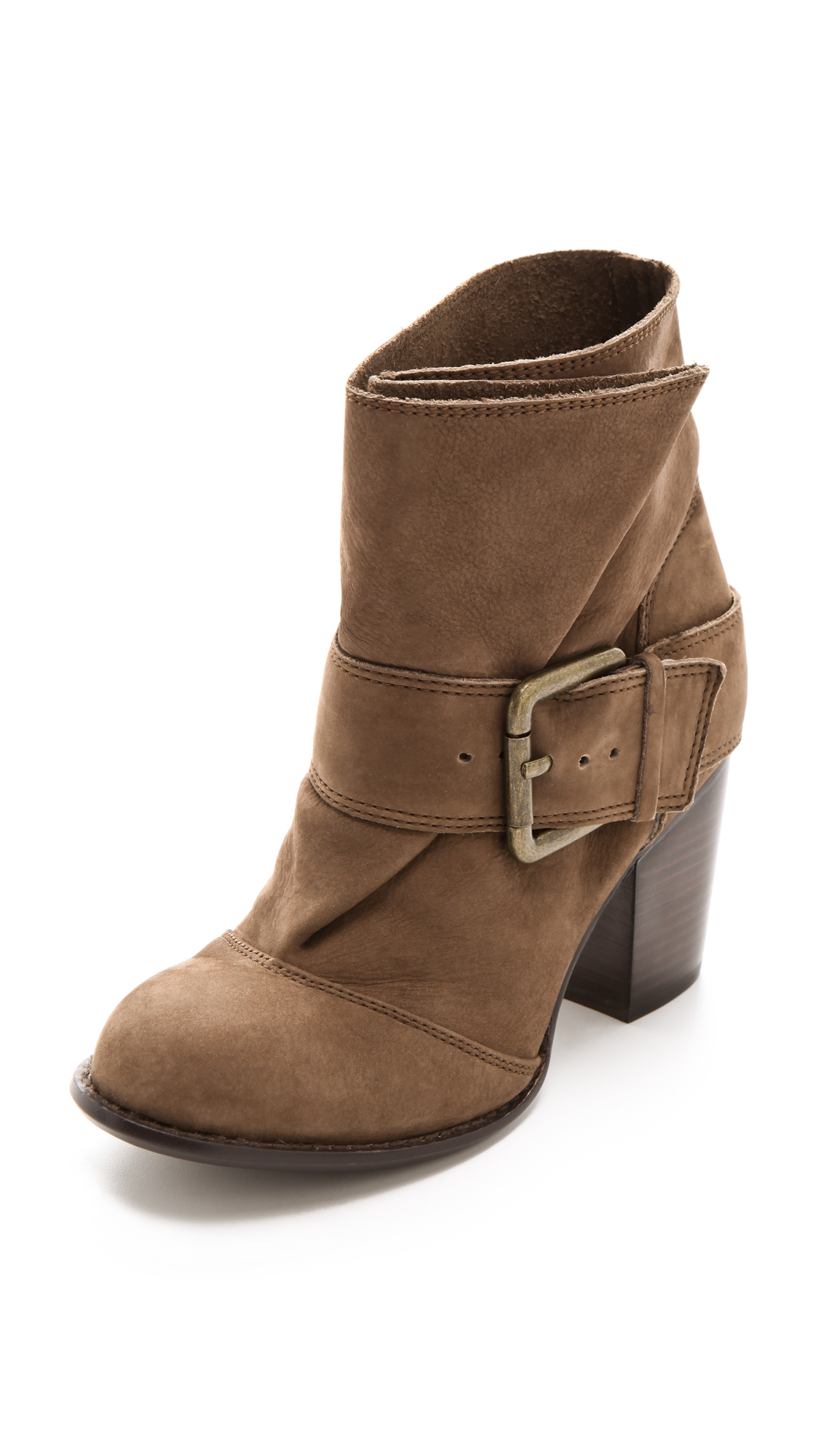 Splendid Long Beach Booties in Brown | Lyst