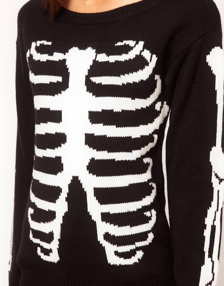 skeleton sweater