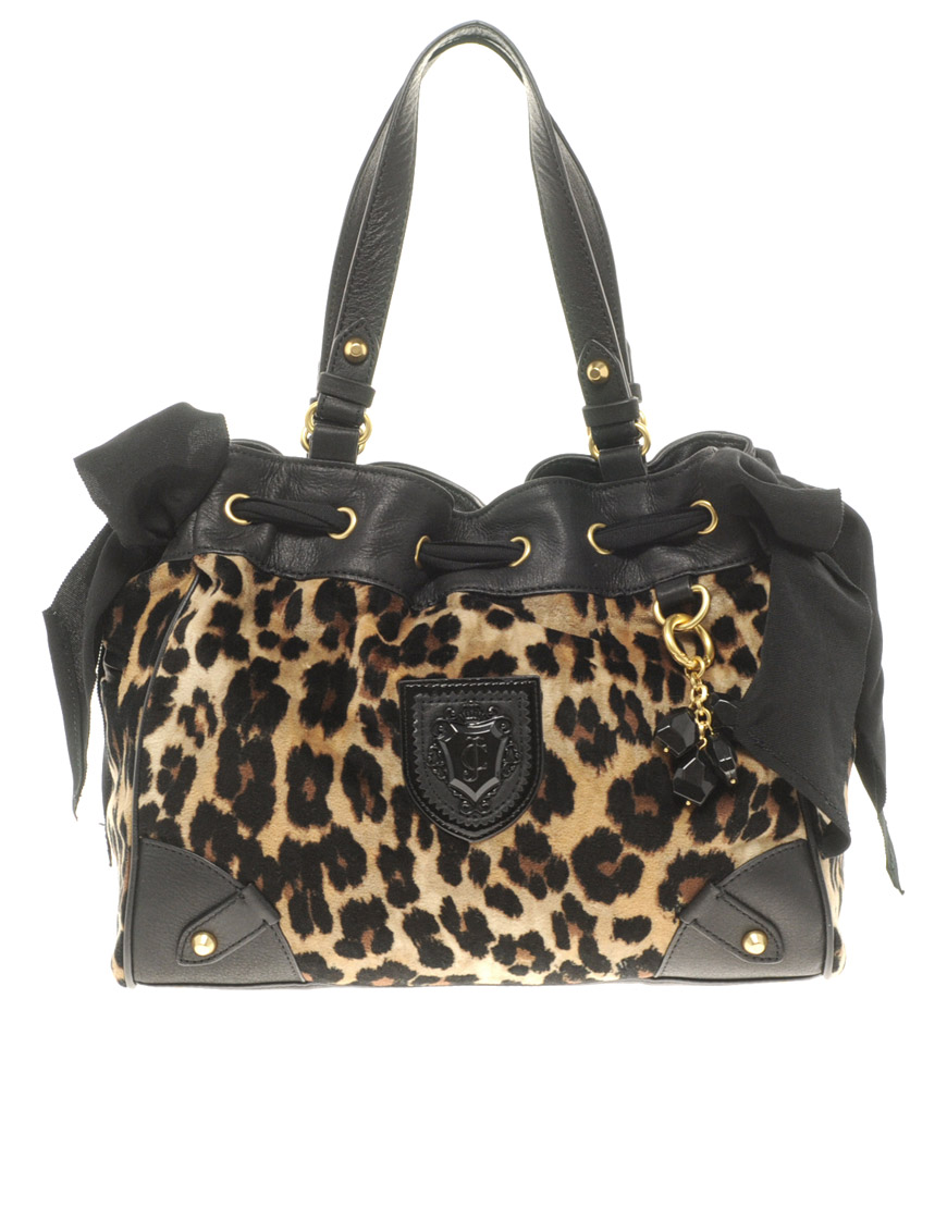 Juicy Couture Wild Things Velour Daydreamer in Animal (leopard) | Lyst