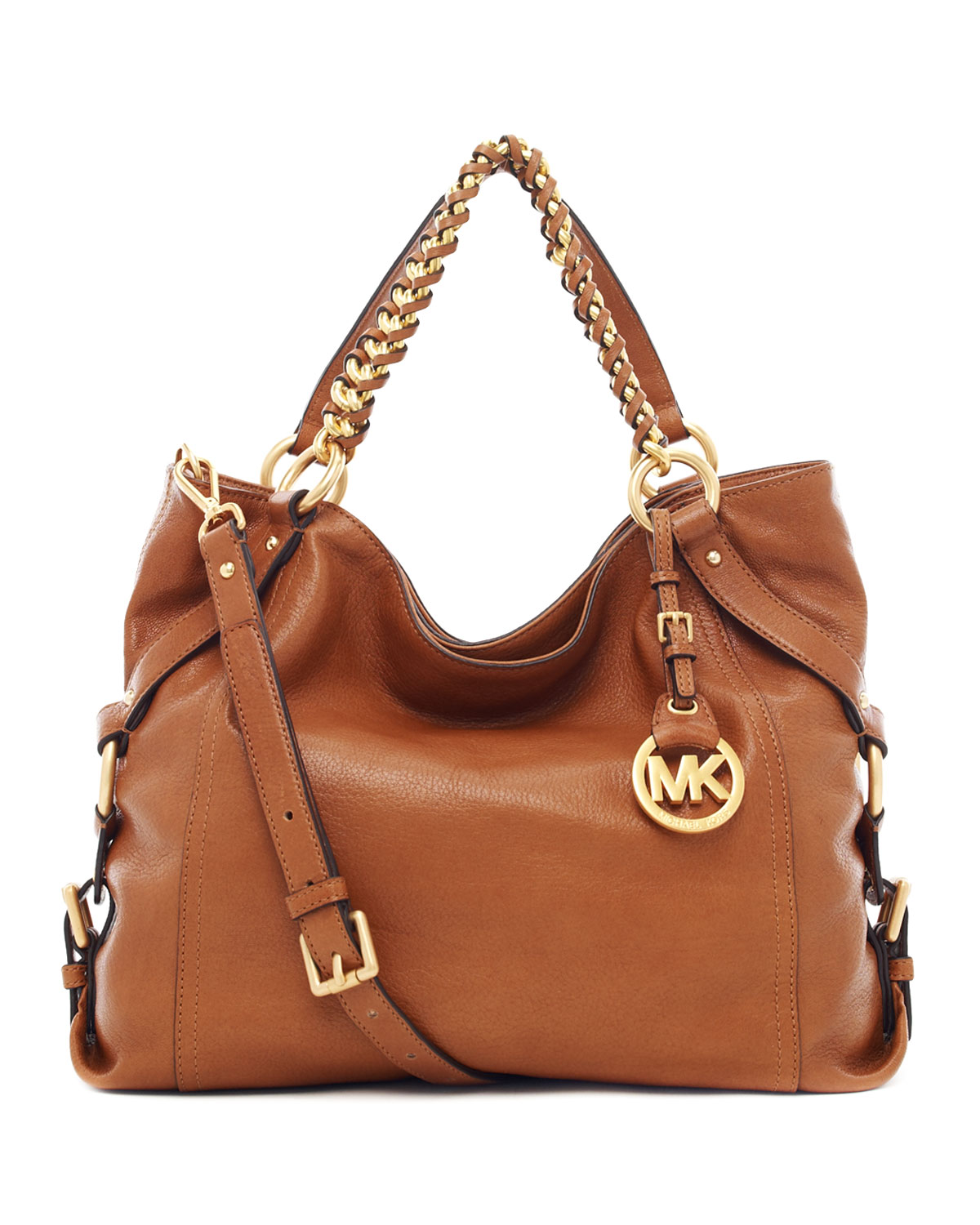 Lyst Michael Kors Tristan Large Shoulder Tote Bag In Brown Gallery