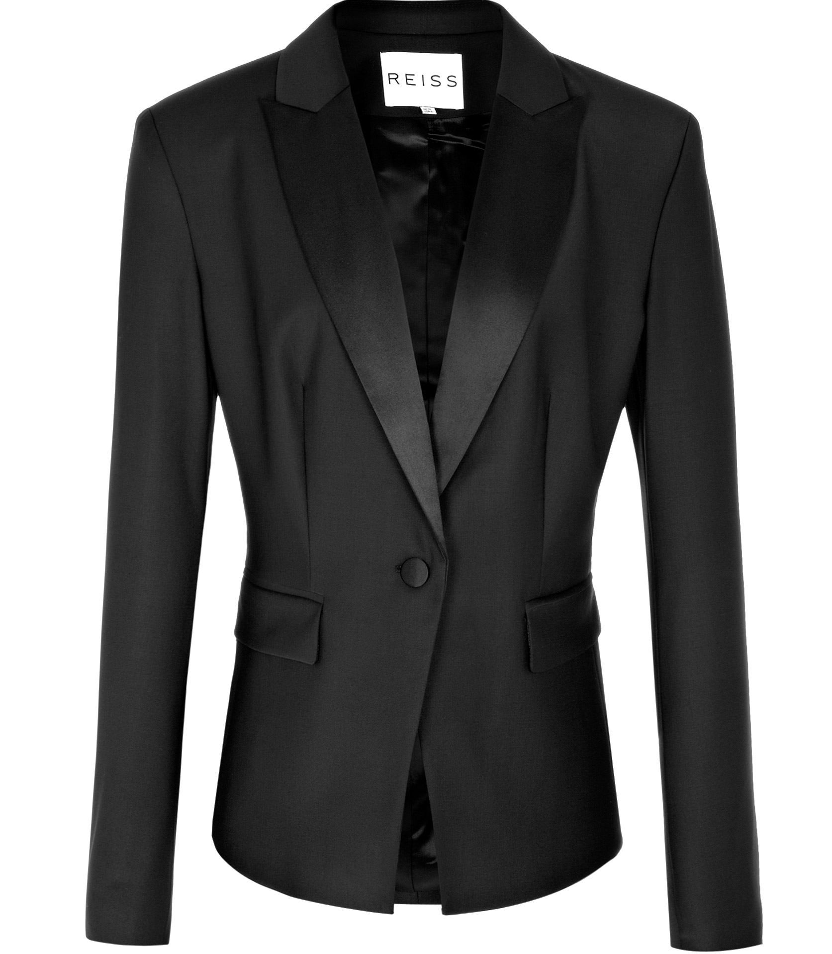 Reiss Tuxedo Jacket in Black | Lyst