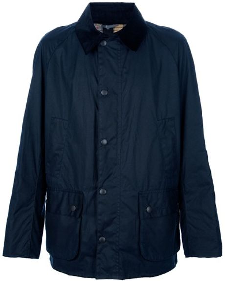 Barbour Classic Wax Jacket in Blue for Men | Lyst
