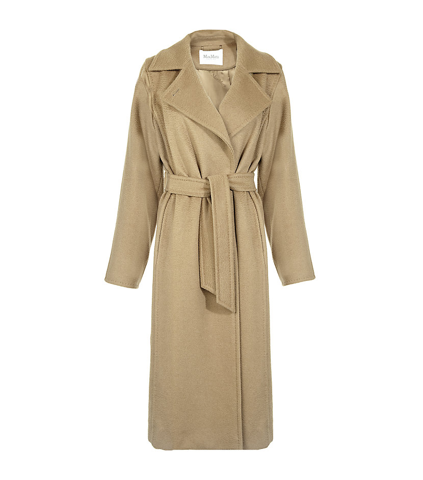 Max mara Camelhair Coat in Natural | Lyst