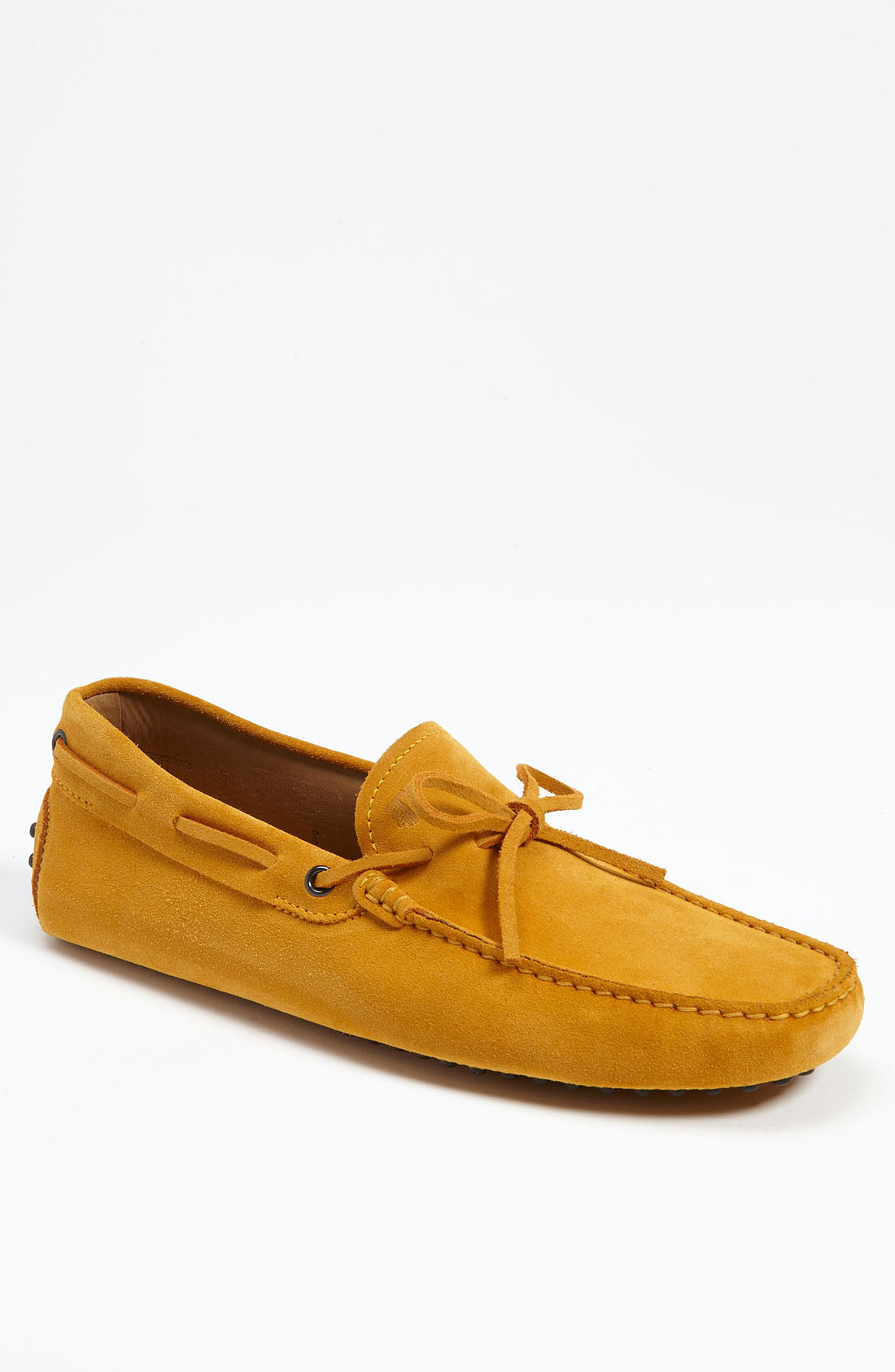 Tod's Gommini Laceup Moccasin Driving Shoe in Yellow for Men (yellow ...