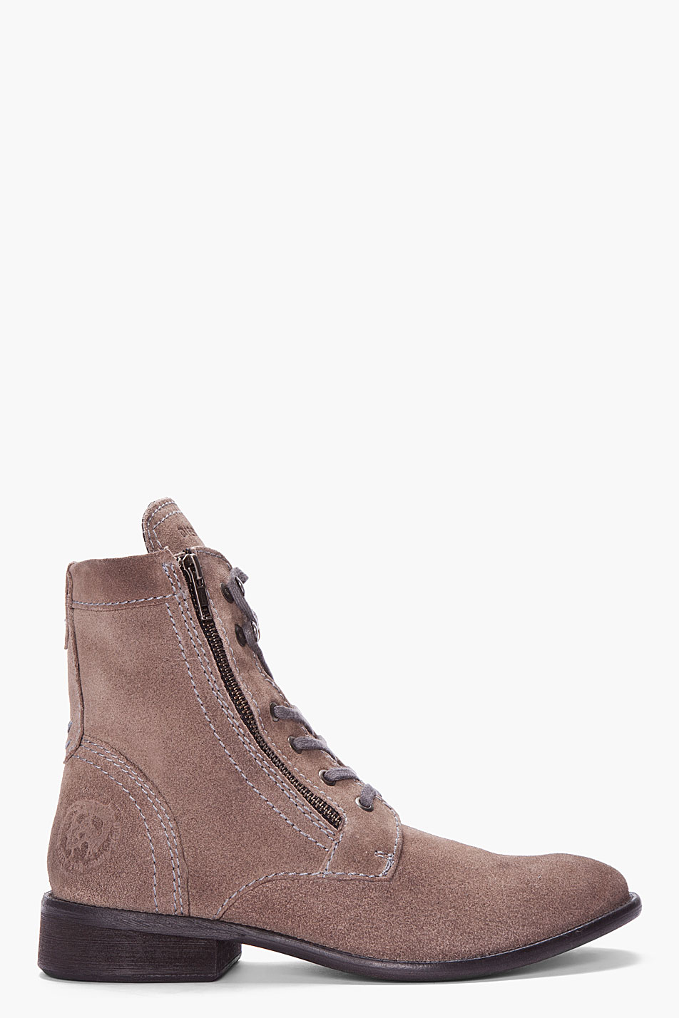 brown hightop boots